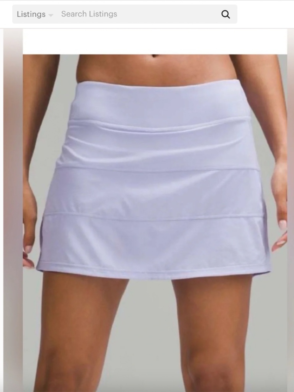 Lululemon Pace Rival Mid-Rise tennis Skirt